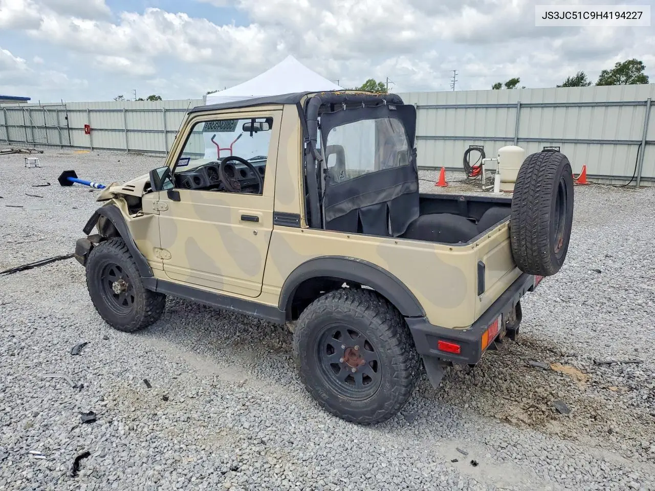 1987 Suzuki Samurai VIN: JS3JC51C9H4194227 Lot: 58034536