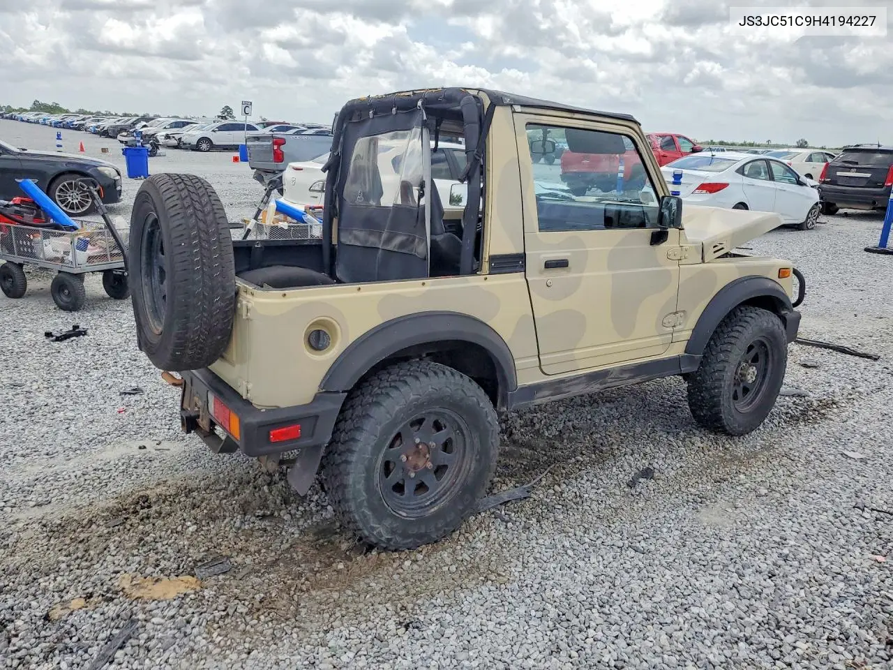 1987 Suzuki Samurai VIN: JS3JC51C9H4194227 Lot: 58034536