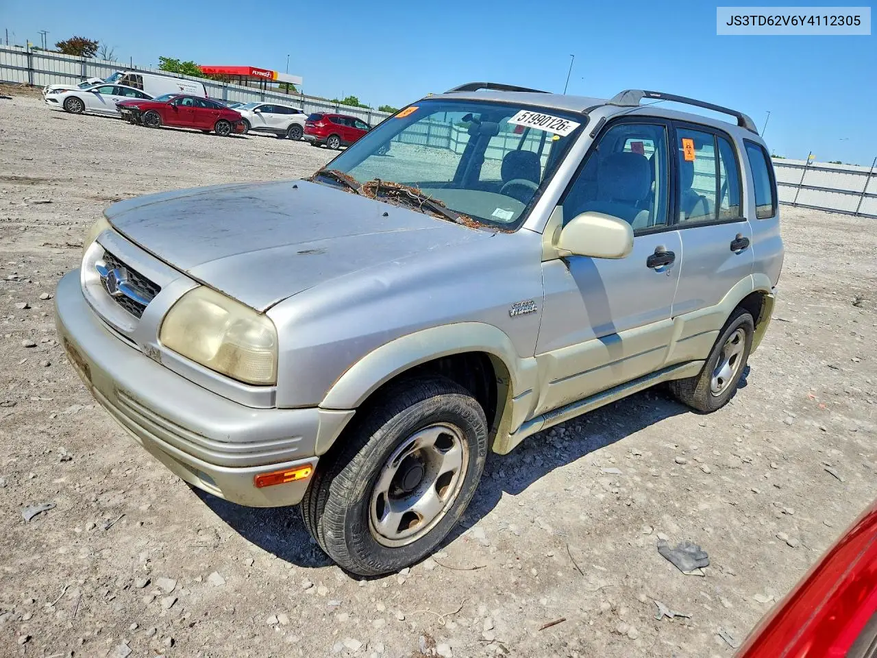 2000 Suzuki Grand Vitara Jlx Limited VIN: JS3TD62V6Y4112305 Lot: 51990126