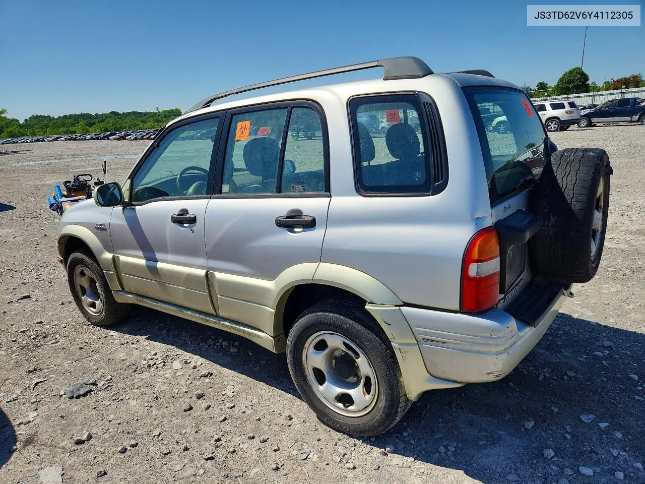 2000 Suzuki Grand Vitara Jlx Limited VIN: JS3TD62V6Y4112305 Lot: 51990126
