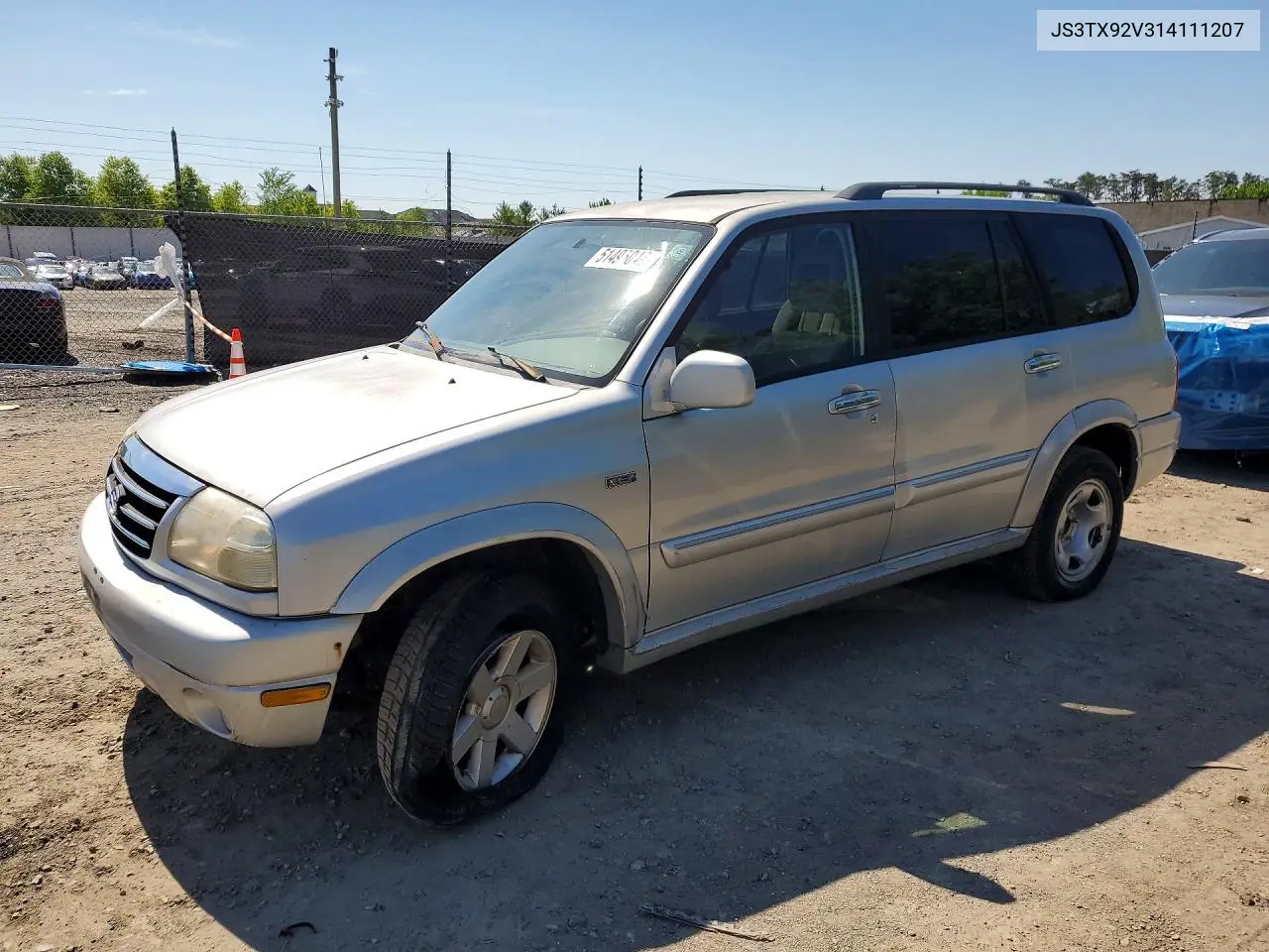 2001 Suzuki Grand Vitara Xl7 Touring VIN: JS3TX92V314111207 Lot: 51495046