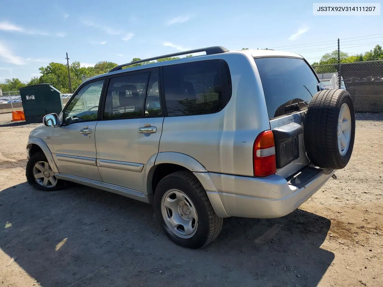 2001 Suzuki Grand Vitara Xl7 Touring VIN: JS3TX92V314111207 Lot: 51495046
