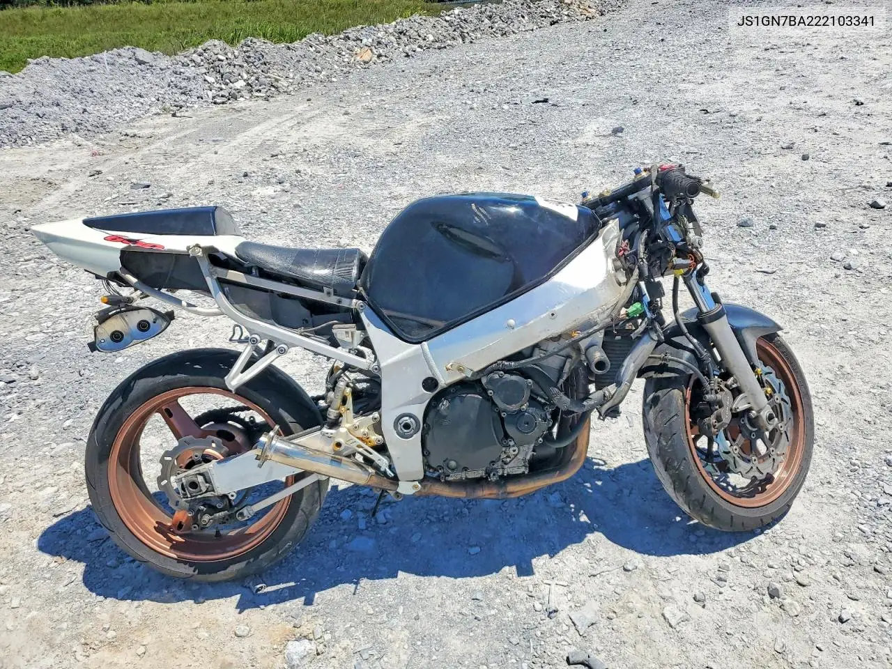 2002 Suzuki Gsx-R600 VIN: JS1GN7BA222103341 Lot: 53533026