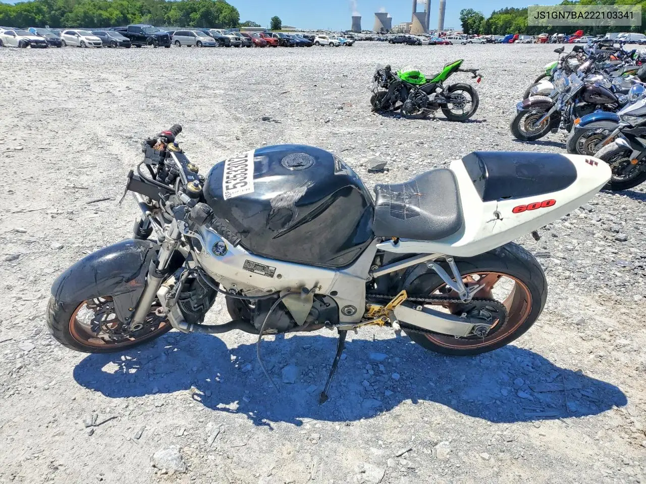 2002 Suzuki Gsx-R600 VIN: JS1GN7BA222103341 Lot: 53533026