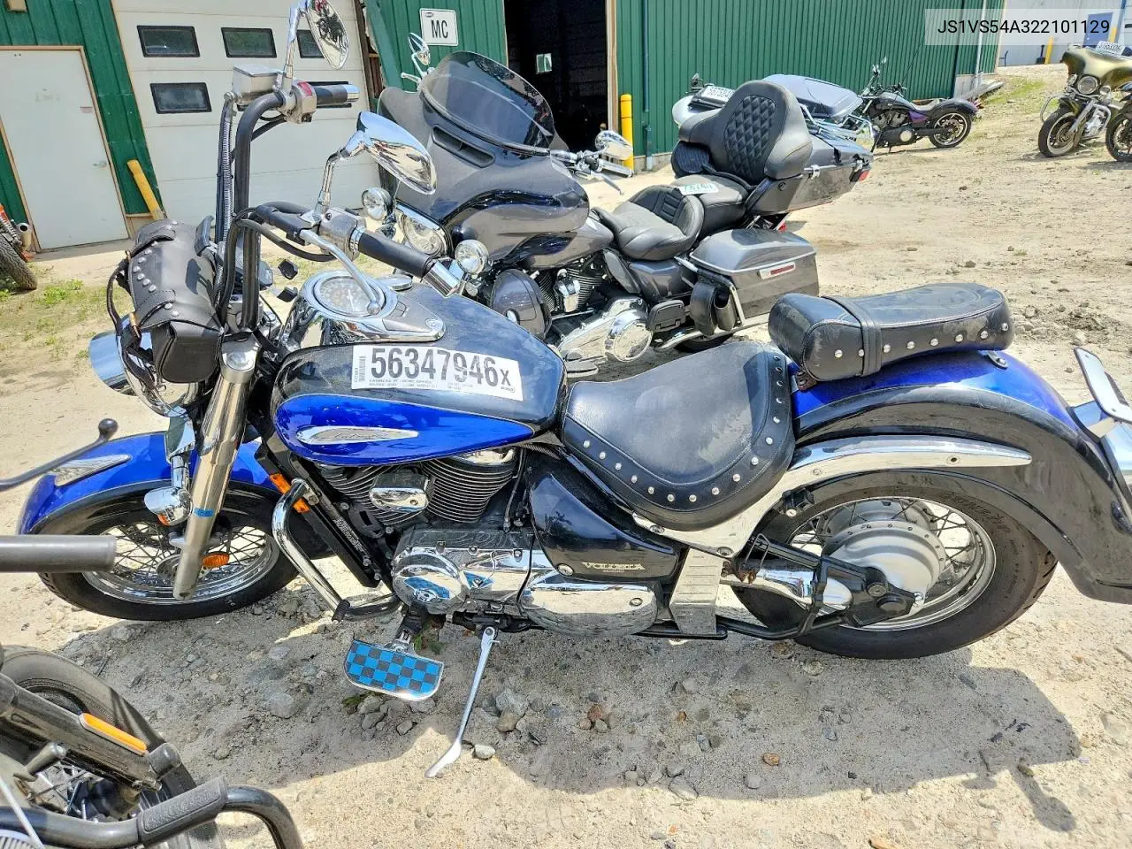 2002 Suzuki Vl800 VIN: JS1VS54A322101129 Lot: 56347946