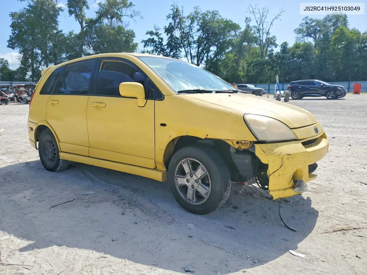 2002 Suzuki Aerio Sx VIN: JS2RC41H925103049 Lot: 57320916