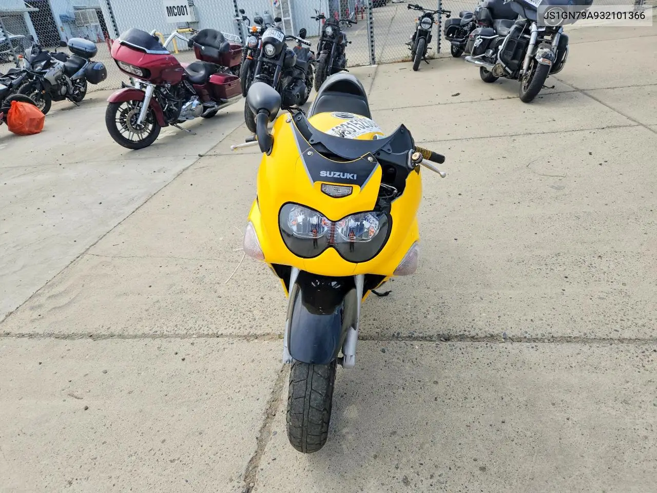 2003 Suzuki Gsx600 F VIN: JS1GN79A932101366 Lot: 49315286