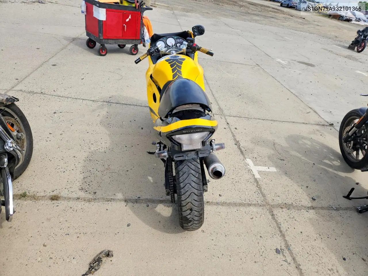 2003 Suzuki Gsx600 F VIN: JS1GN79A932101366 Lot: 49315286
