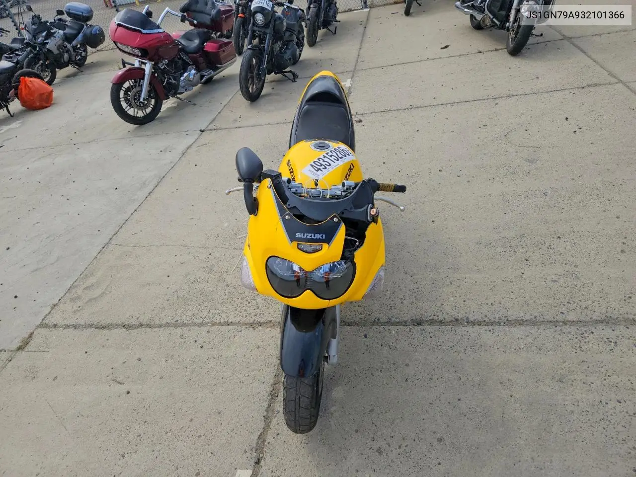 2003 Suzuki Gsx600 F VIN: JS1GN79A932101366 Lot: 49315286