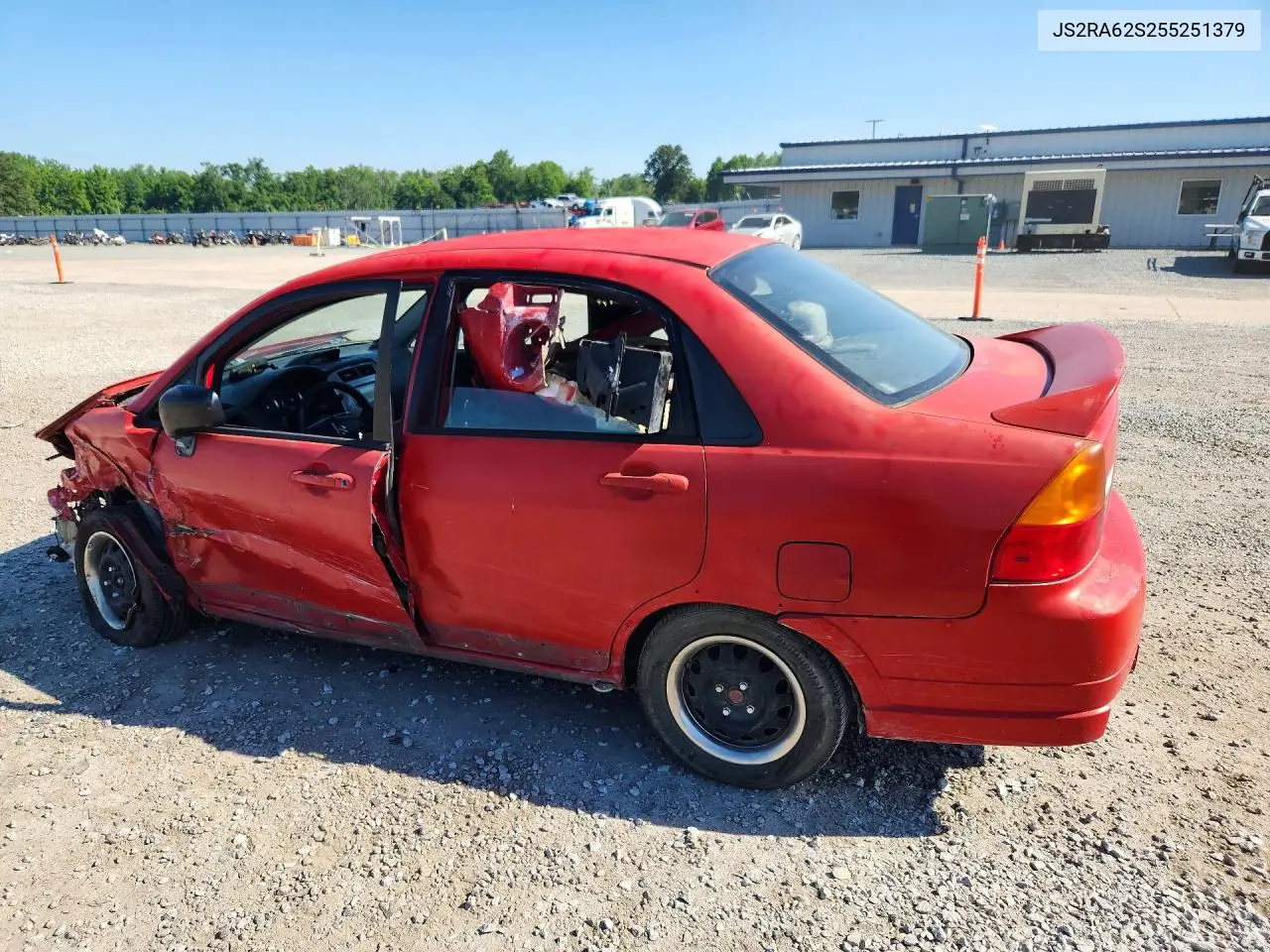 2005 Suzuki Aerio S VIN: JS2RA62S255251379 Lot: 55976806