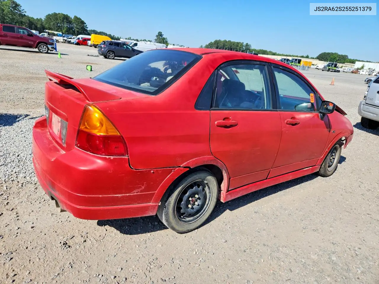 2005 Suzuki Aerio S VIN: JS2RA62S255251379 Lot: 55976806