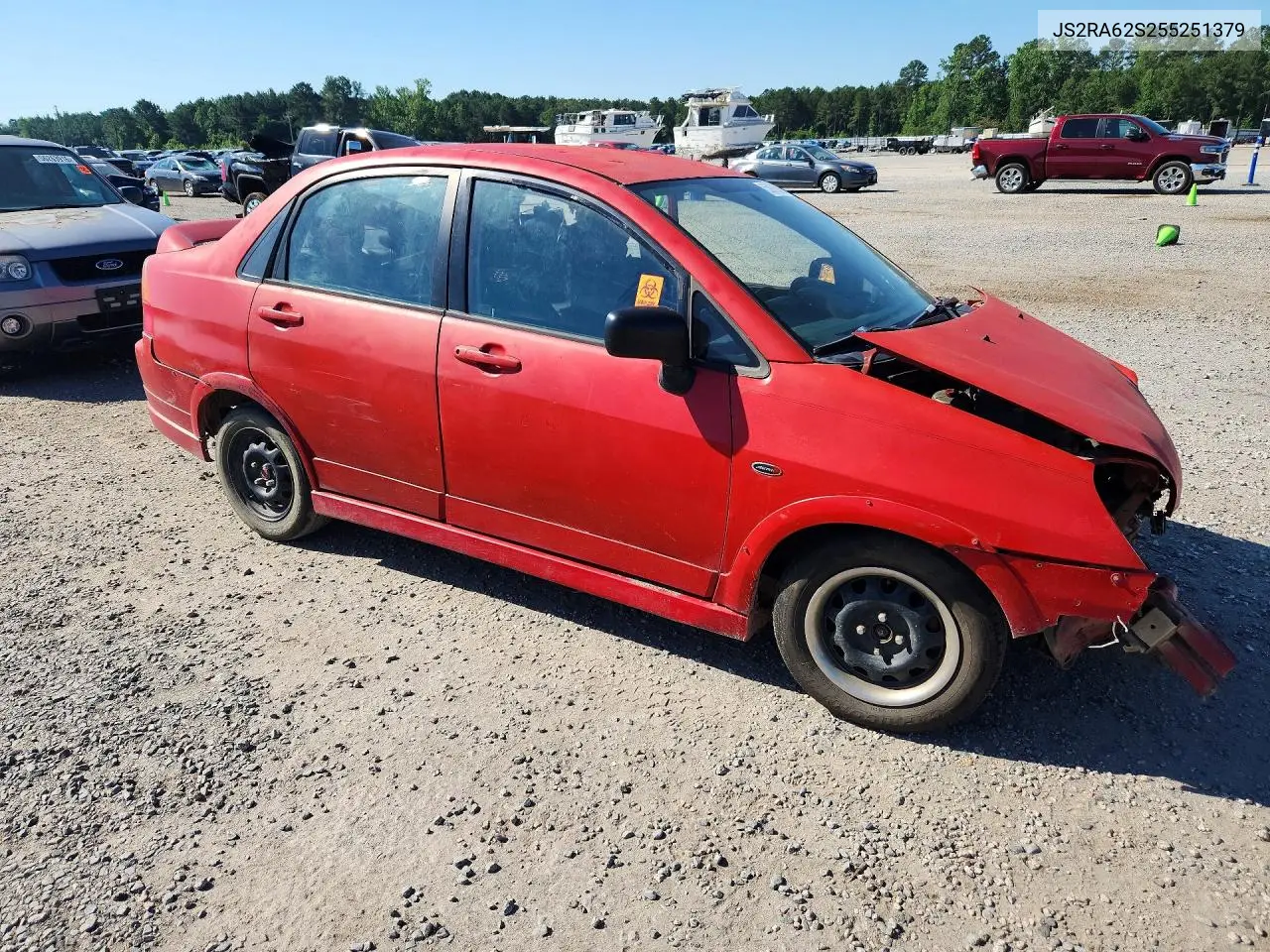 2005 Suzuki Aerio S VIN: JS2RA62S255251379 Lot: 55976806