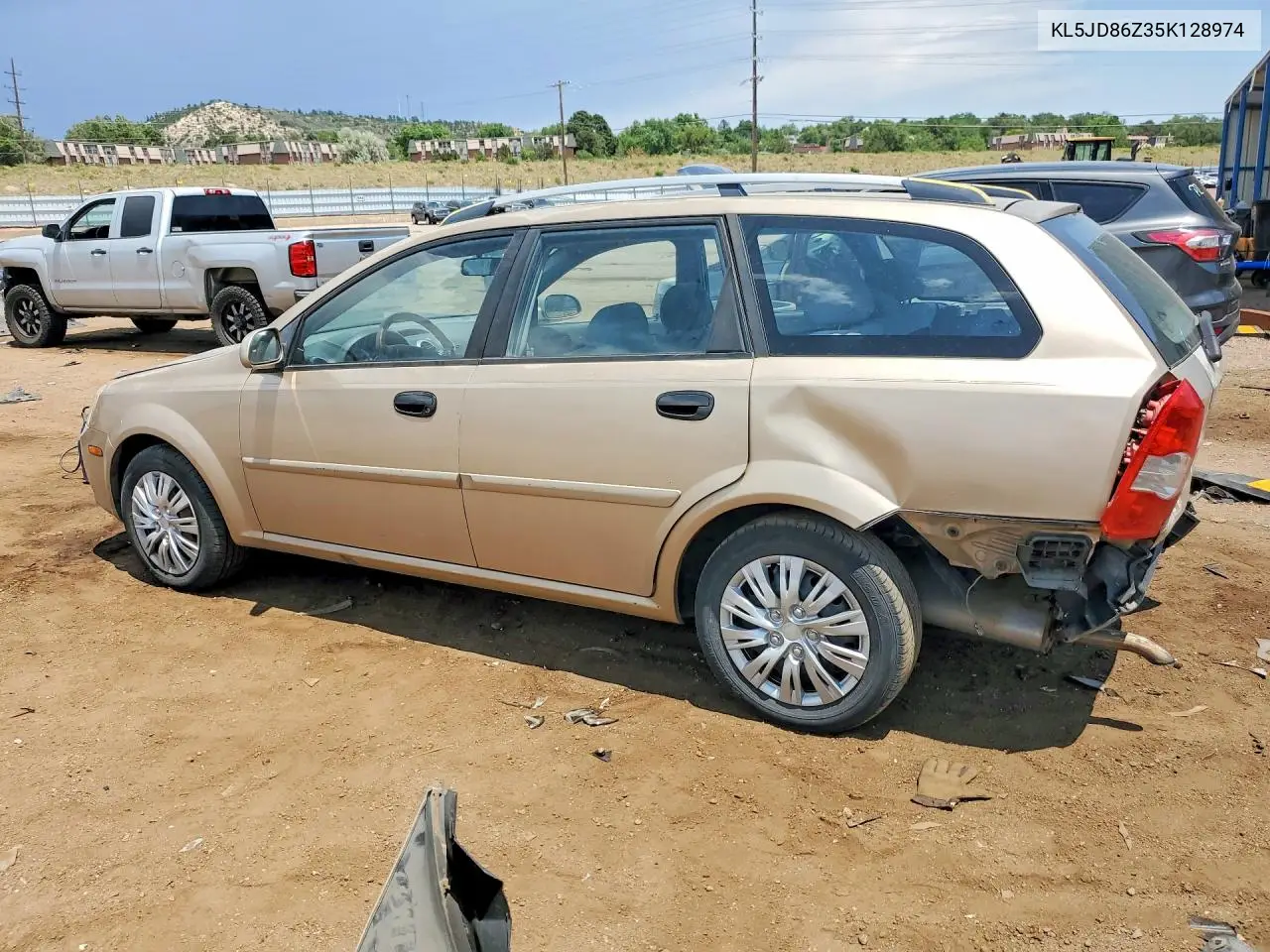 2005 Suzuki Forenza 4D VIN: KL5JD86Z35K128974 Lot: 57269226
