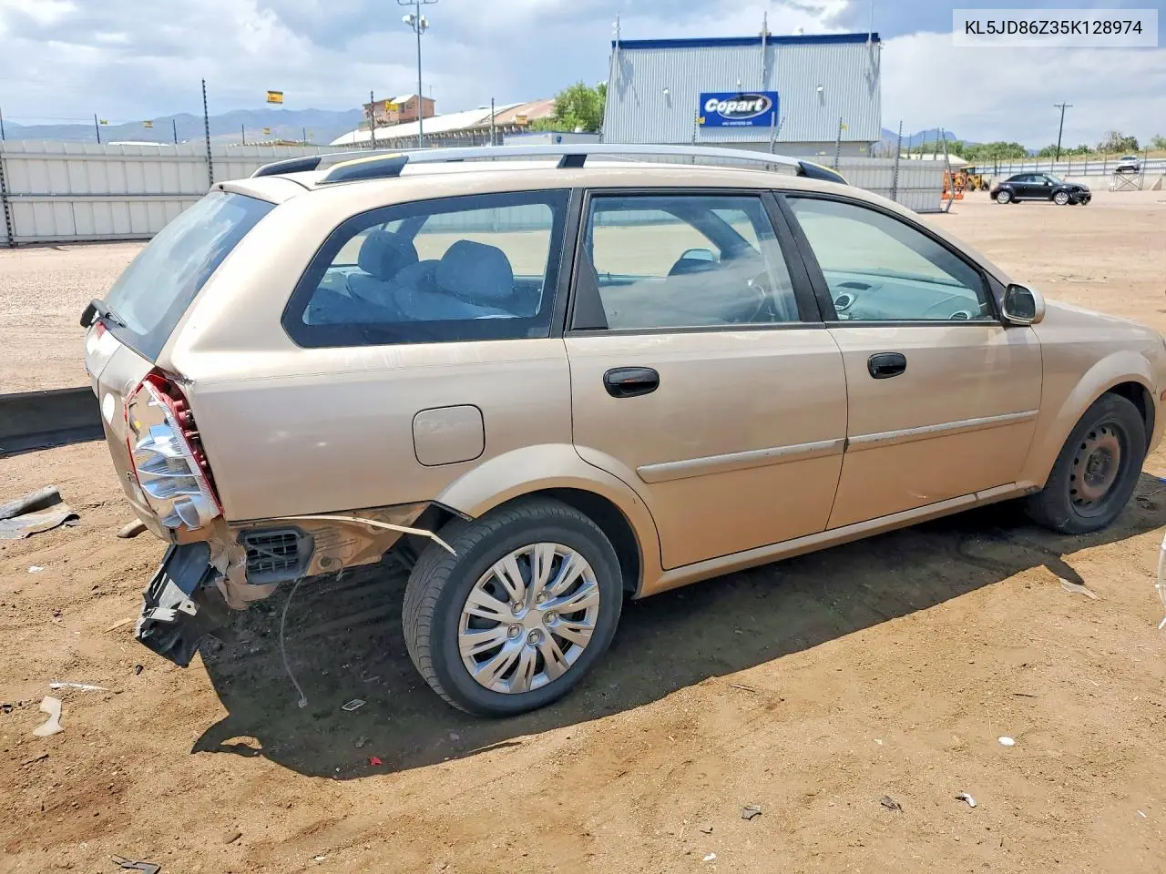 2005 Suzuki Forenza 4D VIN: KL5JD86Z35K128974 Lot: 57269226
