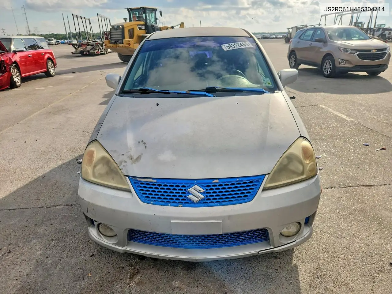 2005 Suzuki Aerio Sx VIN: JS2RC61H455304714 Lot: 59322466