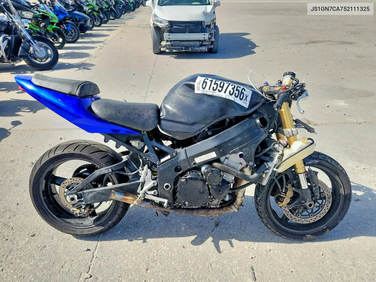 2005 Suzuki Gsx-R600 K VIN: JS1GN7CA752111325 Lot: 61597356