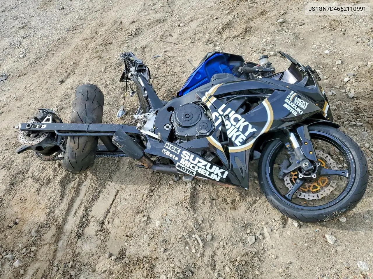 2007 Suzuki Gsx-R600 K6 VIN: JS1GN7DA272124176 Lot: 51646436