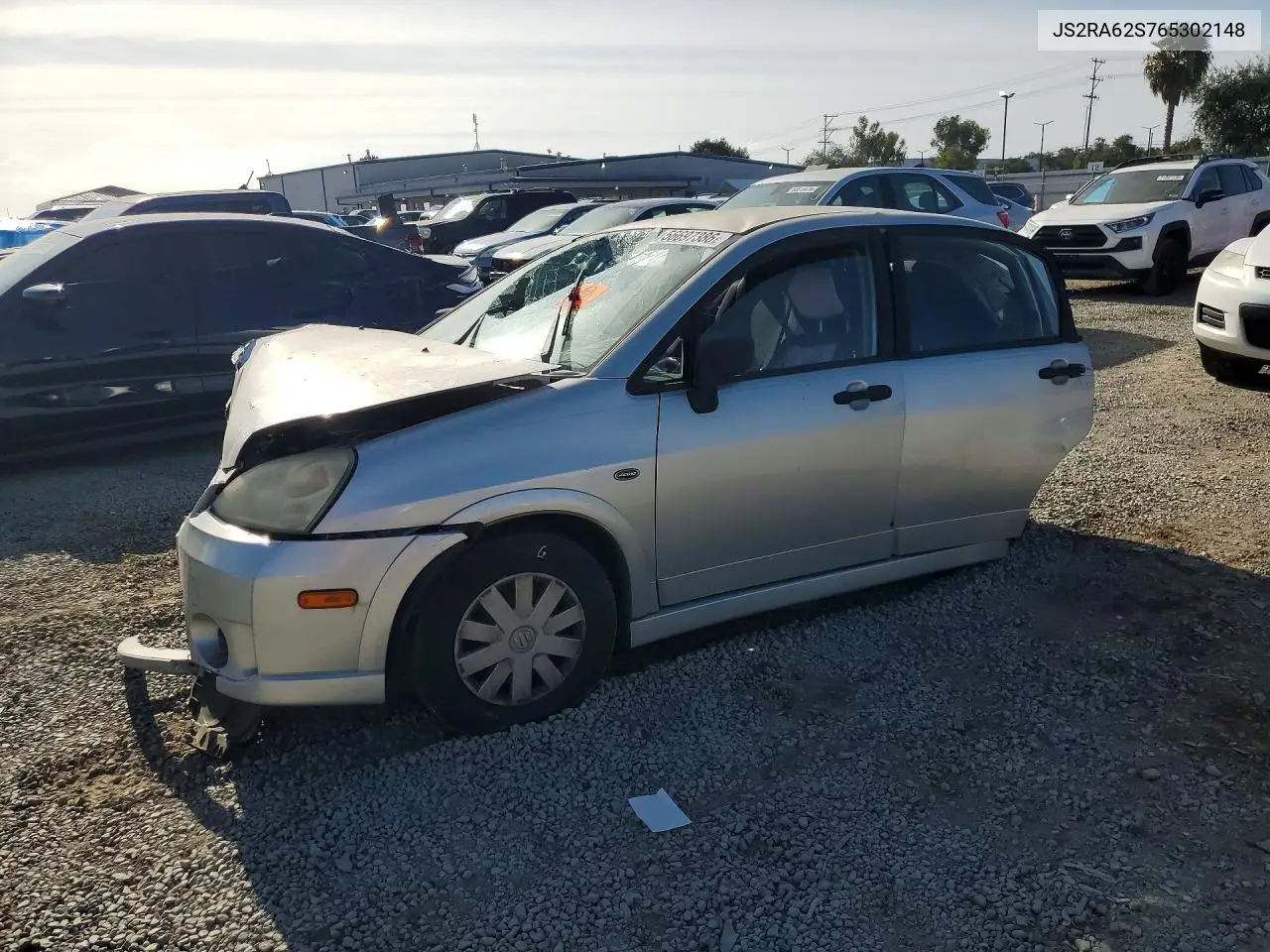 2006 Suzuki Aerio VIN: JS2RA62S765302148 Lot: 56697386
