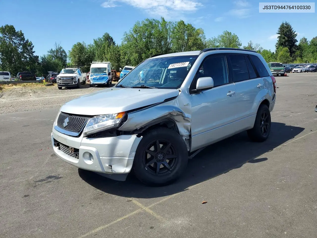 2006 Suzuki Grand Vitara Xsport VIN: JS3TD944764100330 Lot: 58272286