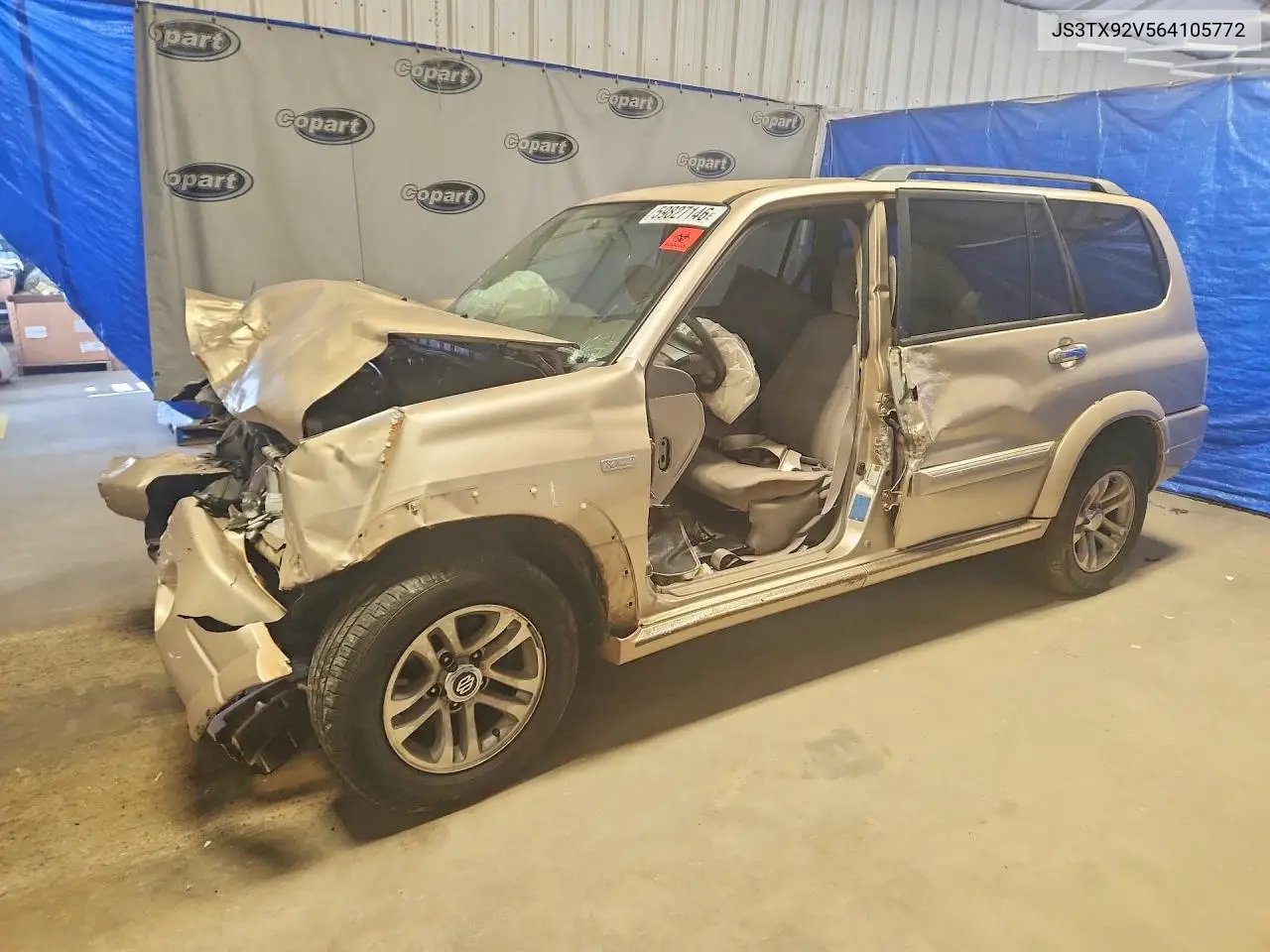 2006 Suzuki Xl7 VIN: JS3TX92V564105772 Lot: 59827146