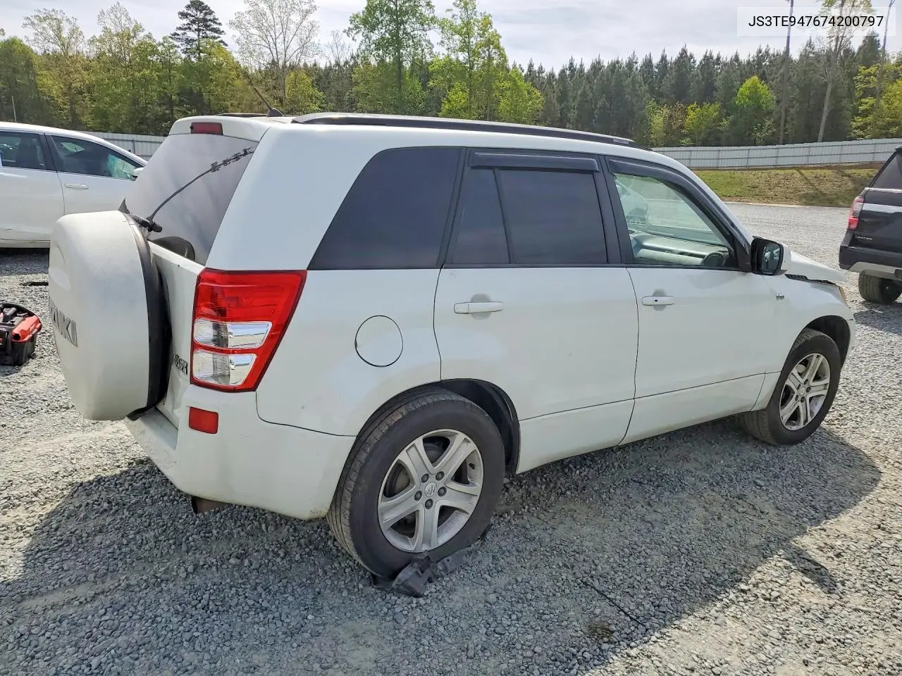 2007 Suzuki Grand Vitara Luxury VIN: JS3TE947674200797 Lot: 49282046