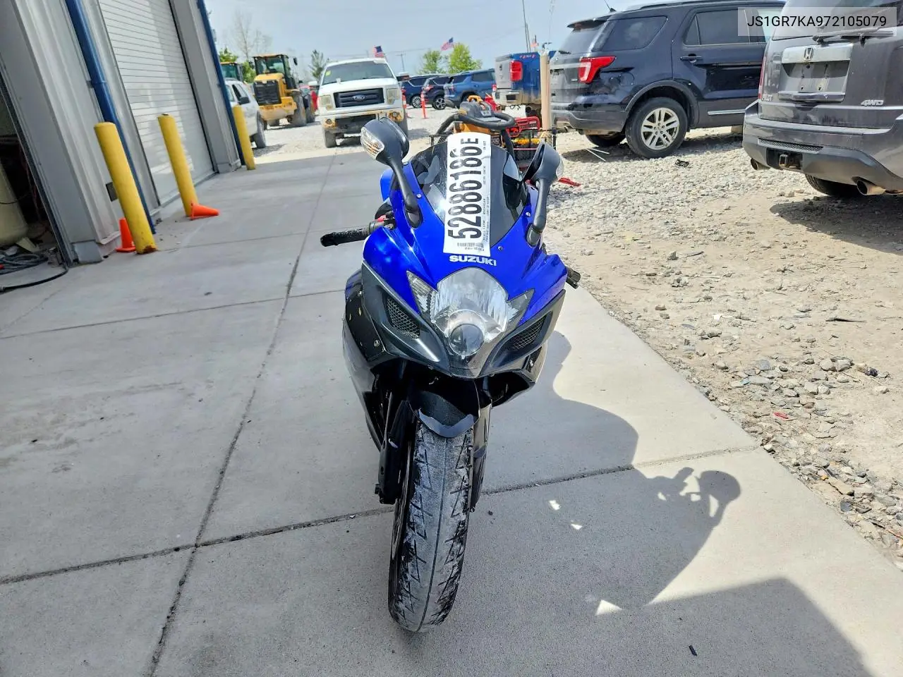 2007 Suzuki Gsx-R750 VIN: JS1GR7KA972105079 Lot: 52886186