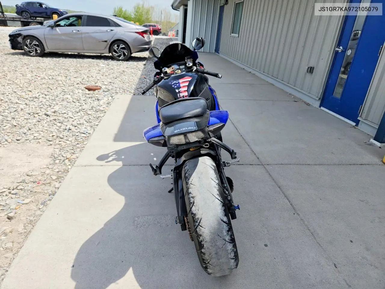 2007 Suzuki Gsx-R750 VIN: JS1GR7KA972105079 Lot: 52886186