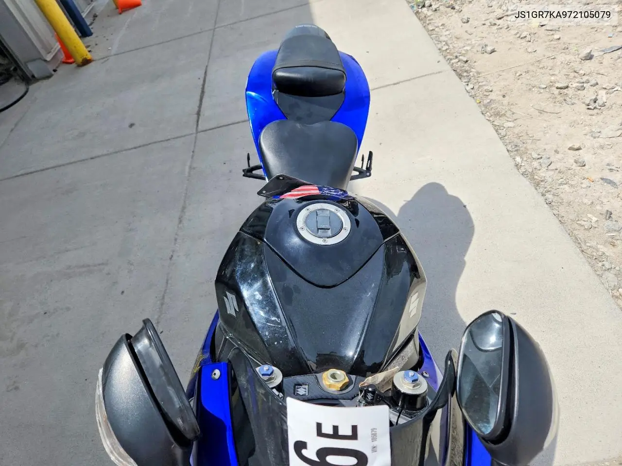 2007 Suzuki Gsx-R750 VIN: JS1GR7KA972105079 Lot: 52886186