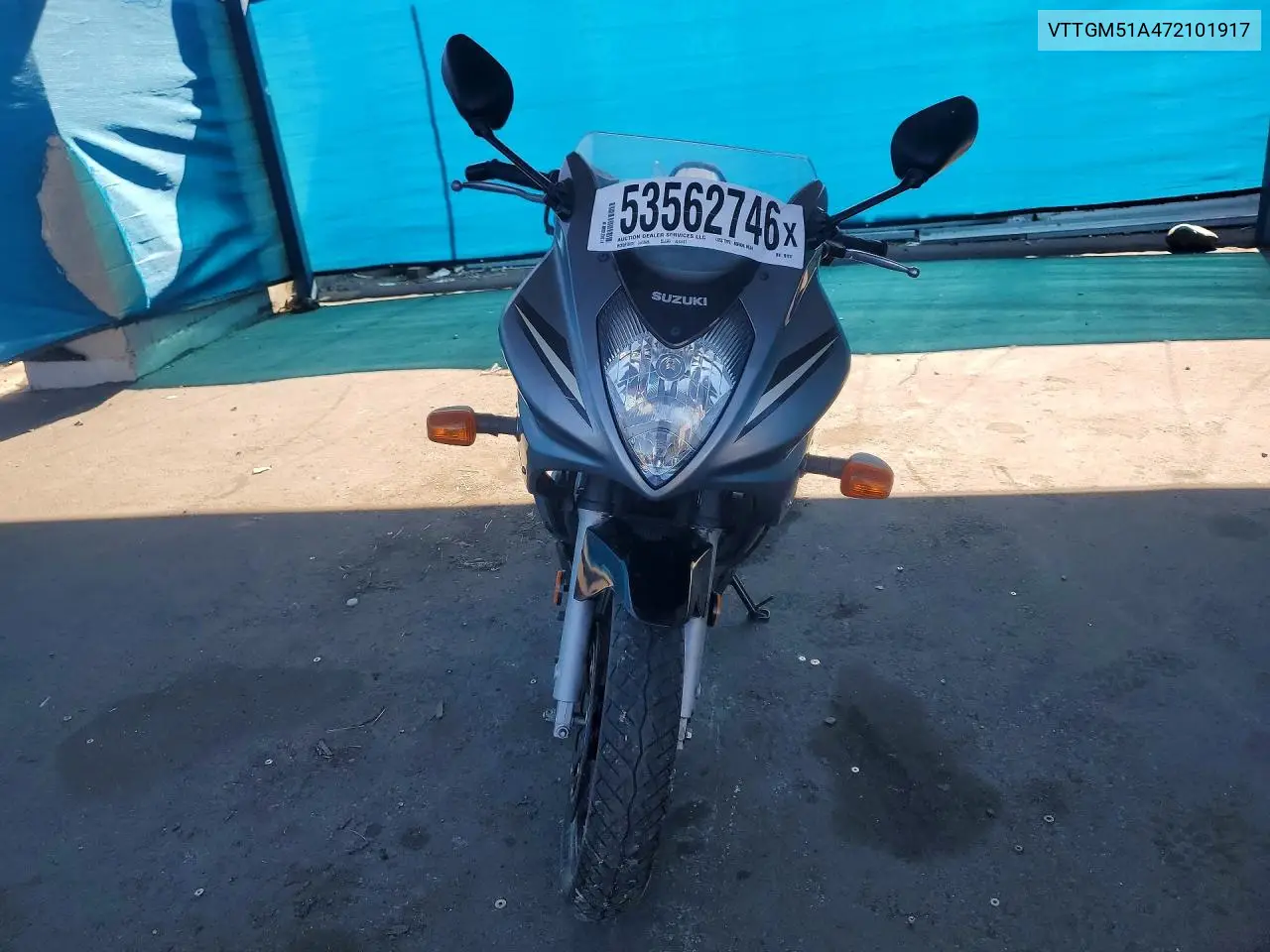 2007 Suzuki Gs500 VIN: VTTGM51A472101917 Lot: 53562746