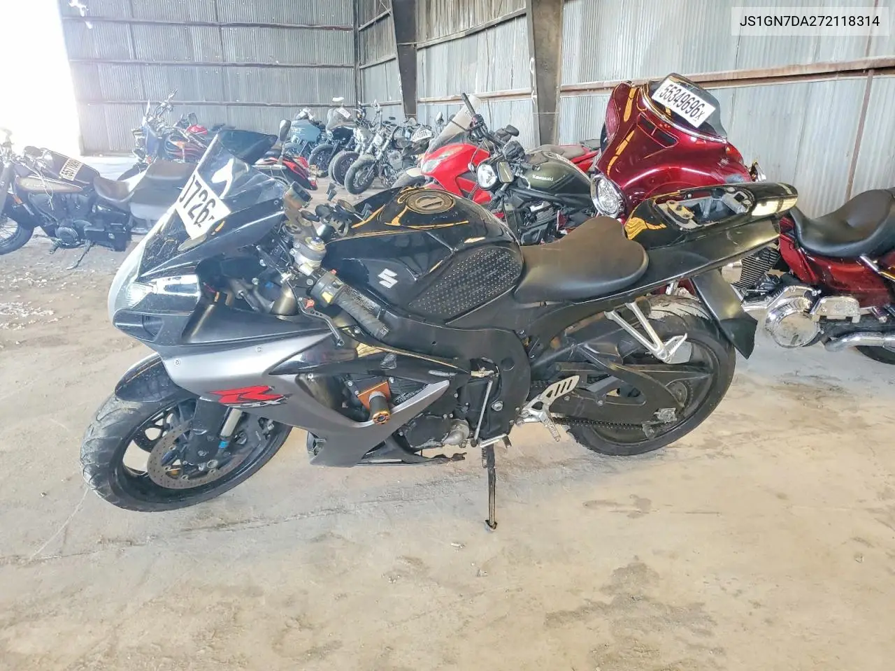 2007 Suzuki Gsx-R600 VIN: JS1GN7DA272118314 Lot: 55620726