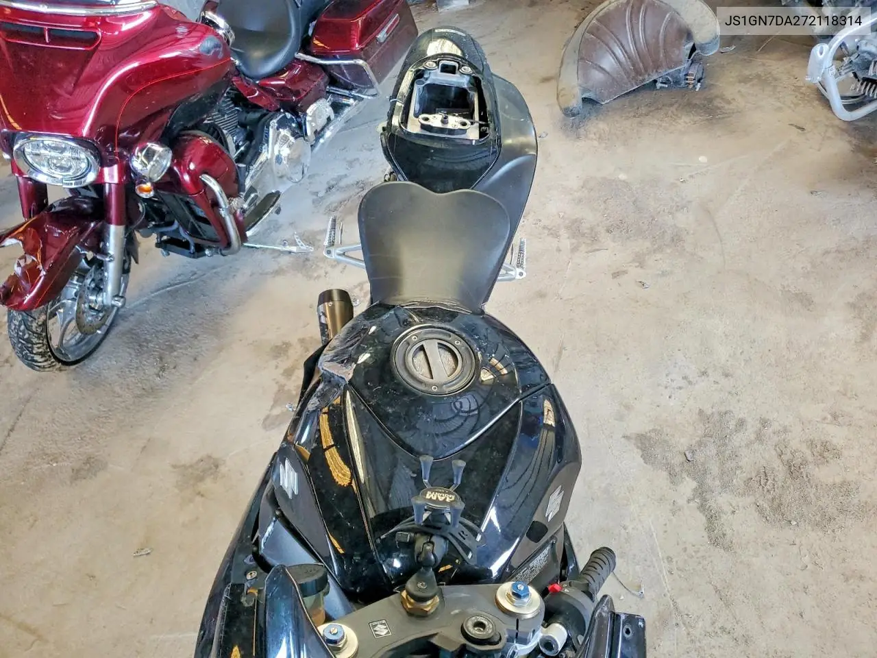 2007 Suzuki Gsx-R600 VIN: JS1GN7DA272118314 Lot: 55620726