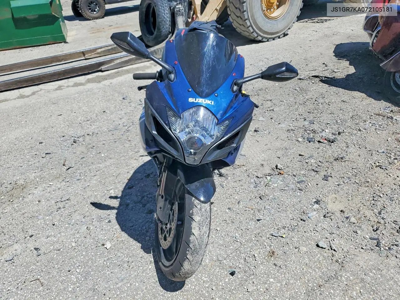 2007 Suzuki Gsx-R750 VIN: JS1GR7KA072105181 Lot: 56748306