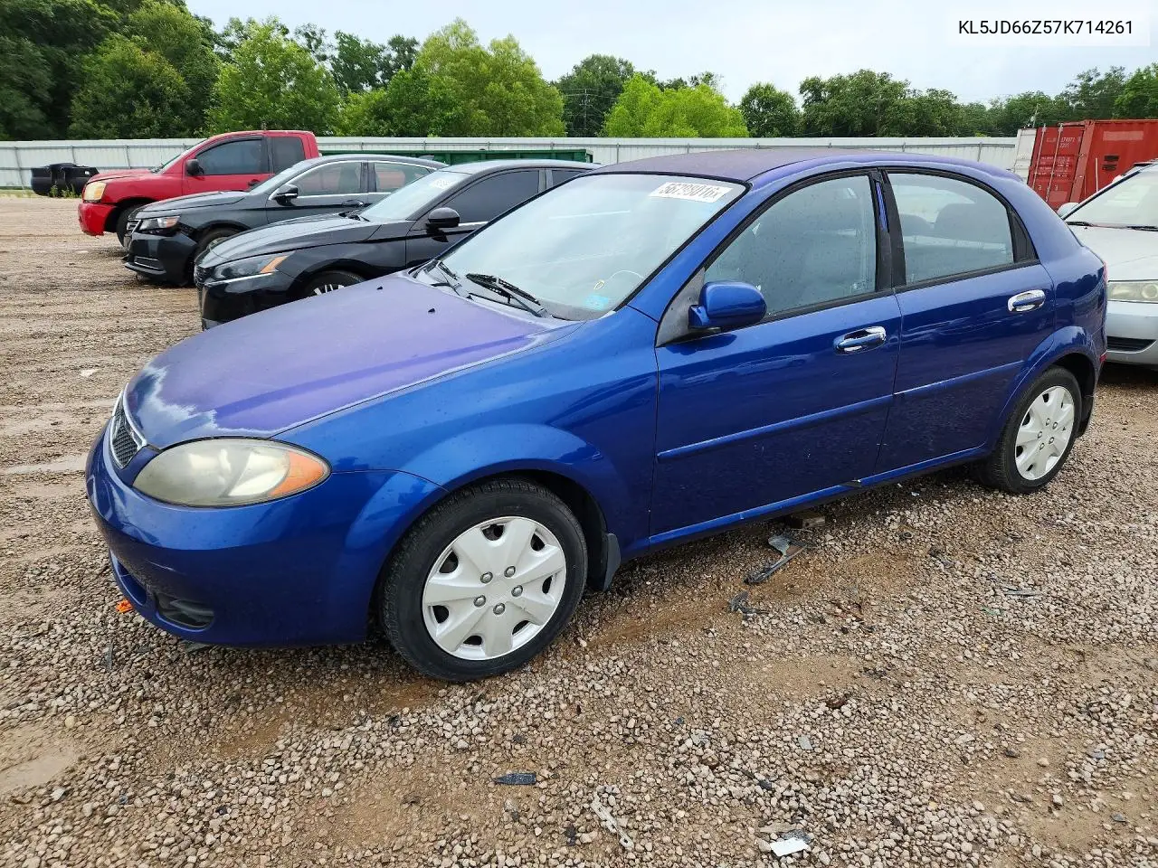 2007 Suzuki Reno Base VIN: KL5JD66Z57K714261 Lot: 56798016
