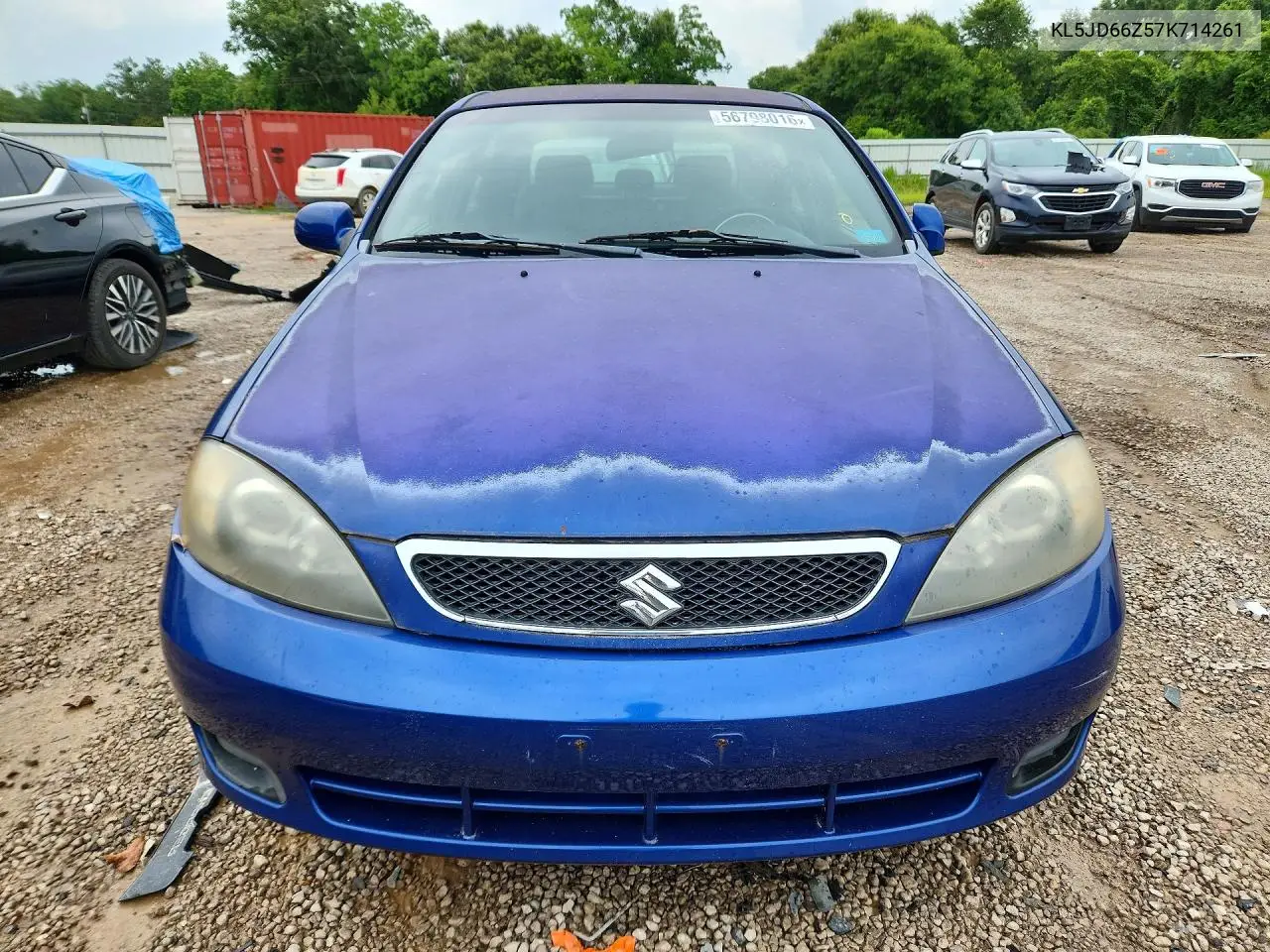 2007 Suzuki Reno Base VIN: KL5JD66Z57K714261 Lot: 56798016