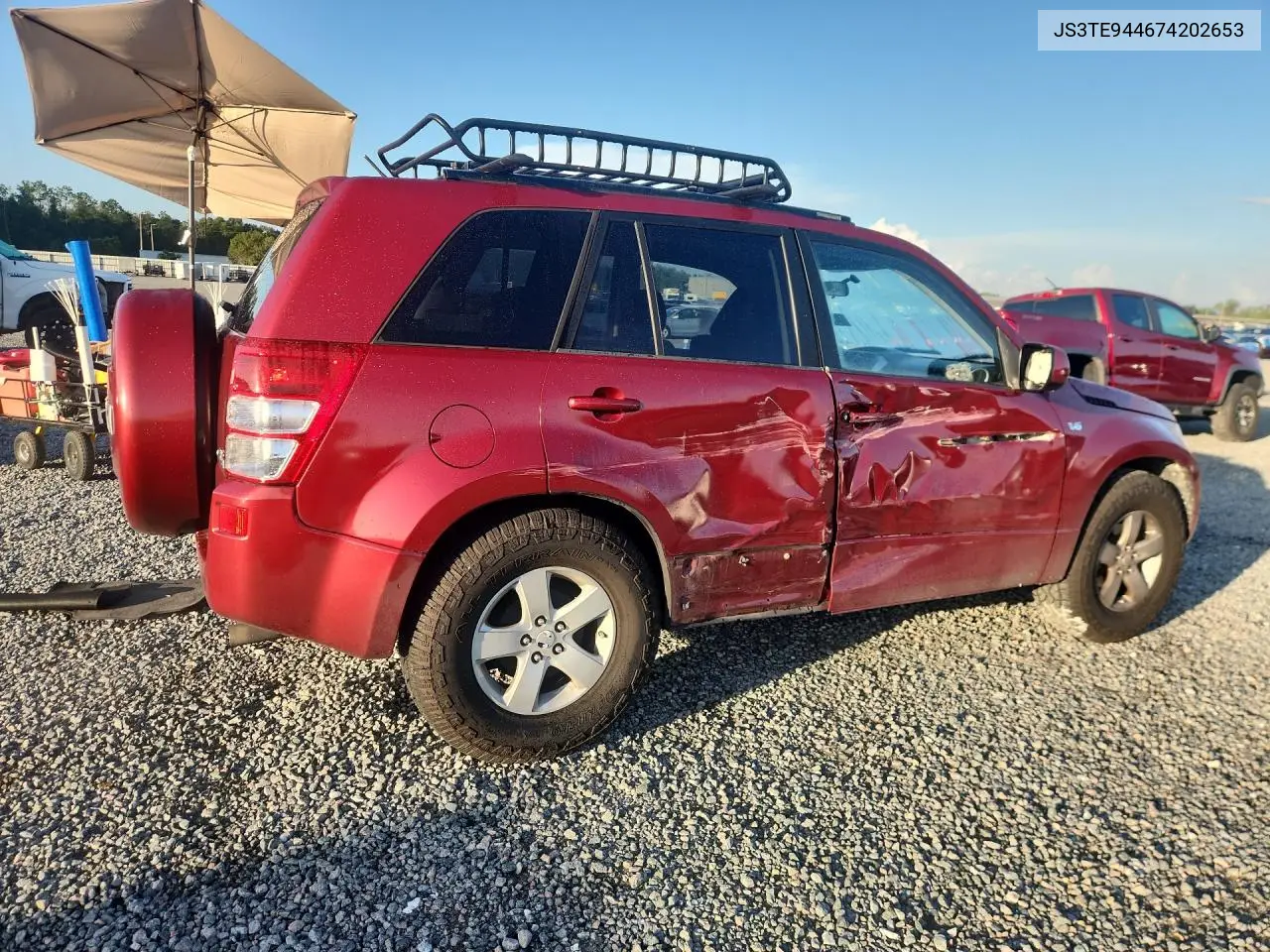 2007 Suzuki Grand Vitara Xsport VIN: JS3TE944674202653 Lot: 60088796