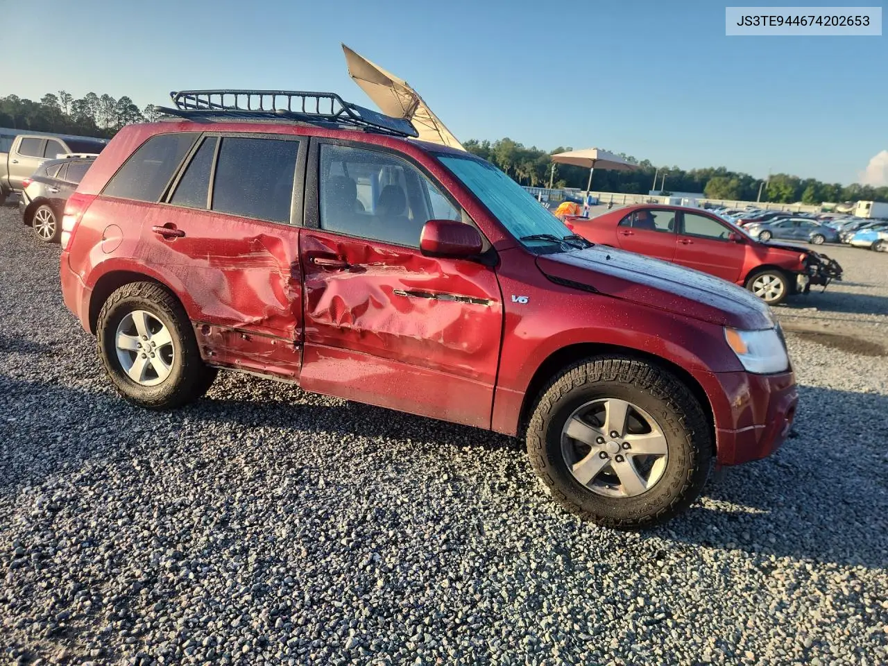 2007 Suzuki Grand Vitara Xsport VIN: JS3TE944674202653 Lot: 60088796