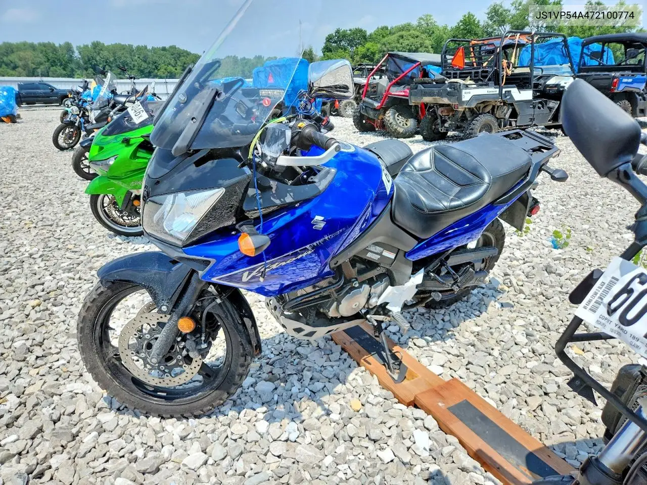 2007 Suzuki Dl650 VIN: JS1VP54A472100774 Lot: 60618366