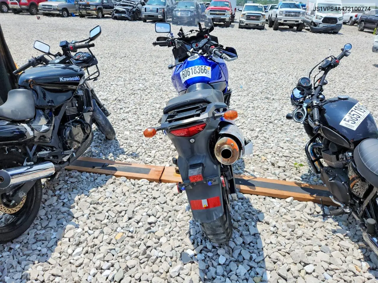 2007 Suzuki Dl650 VIN: JS1VP54A472100774 Lot: 60618366