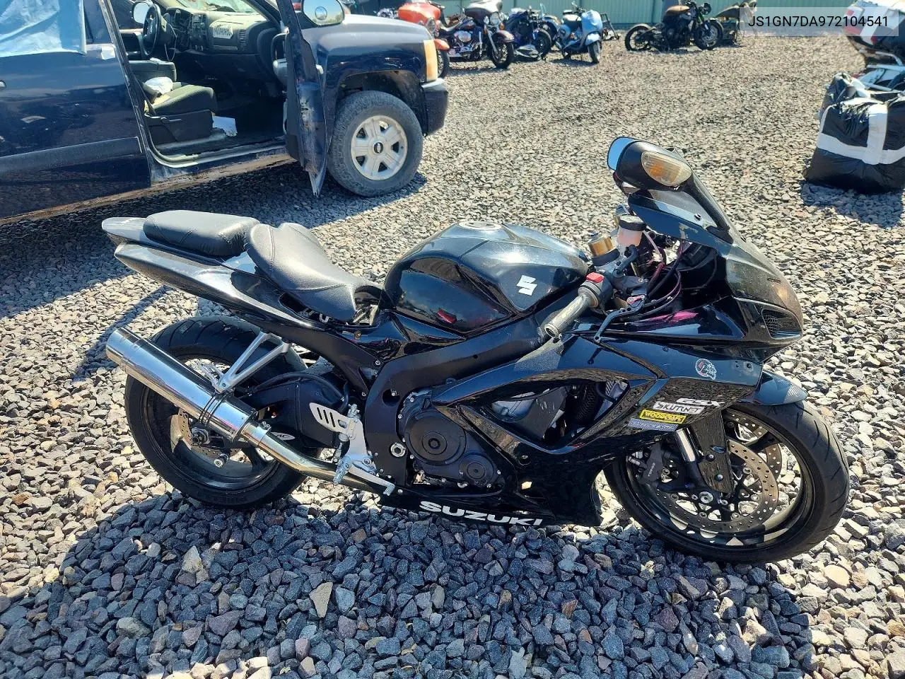 2007 Suzuki Gsx-R600 VIN: JS1GN7DA972104541 Lot: 61113896