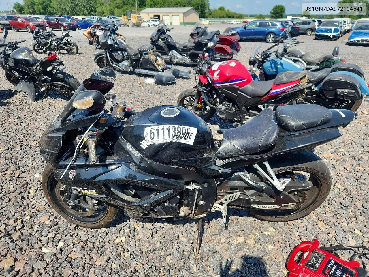2007 Suzuki Gsx-R600 VIN: JS1GN7DA972104541 Lot: 61113896