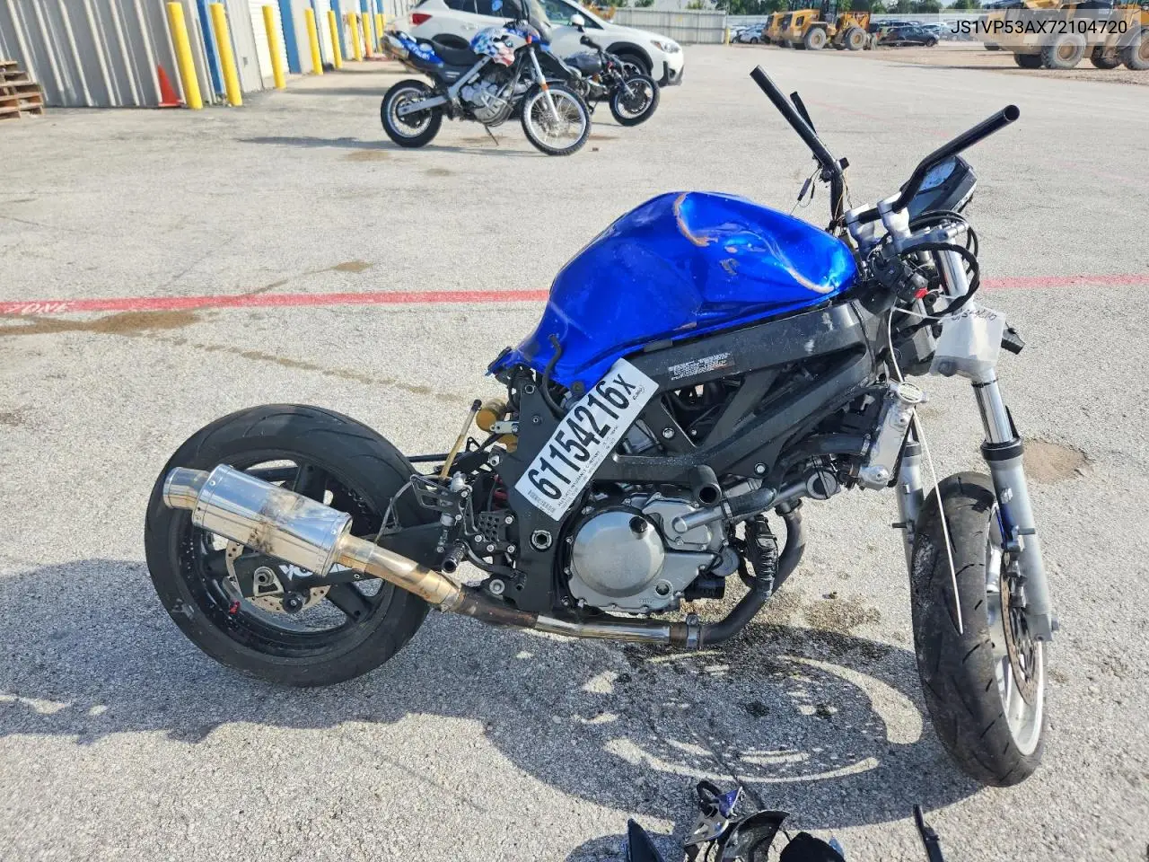 2007 Suzuki Sv650 VIN: JS1VP53AX72104720 Lot: 61154216