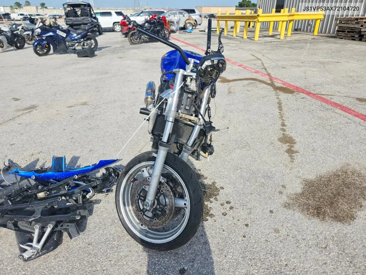 2007 Suzuki Sv650 VIN: JS1VP53AX72104720 Lot: 61154216