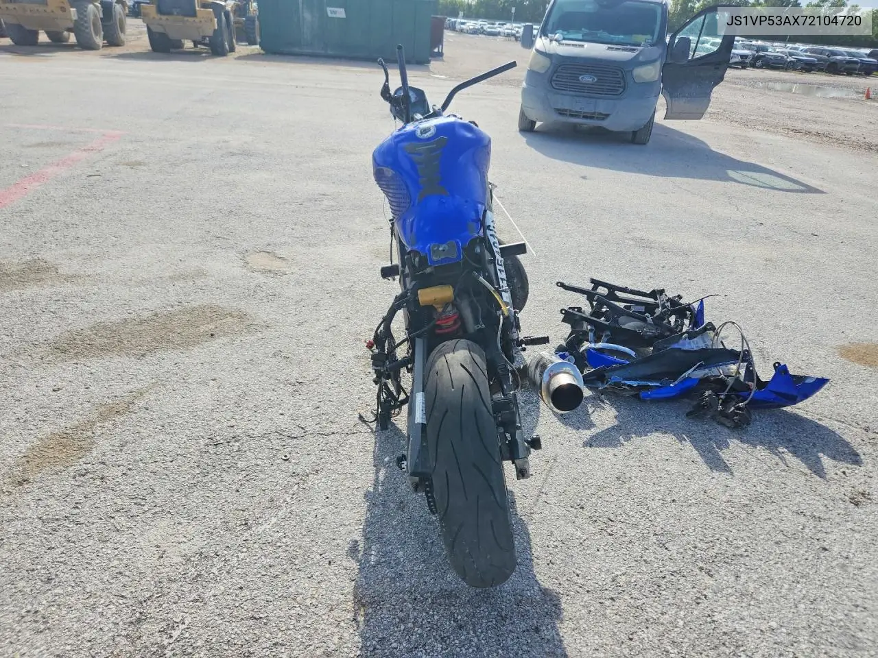 2007 Suzuki Sv650 VIN: JS1VP53AX72104720 Lot: 61154216