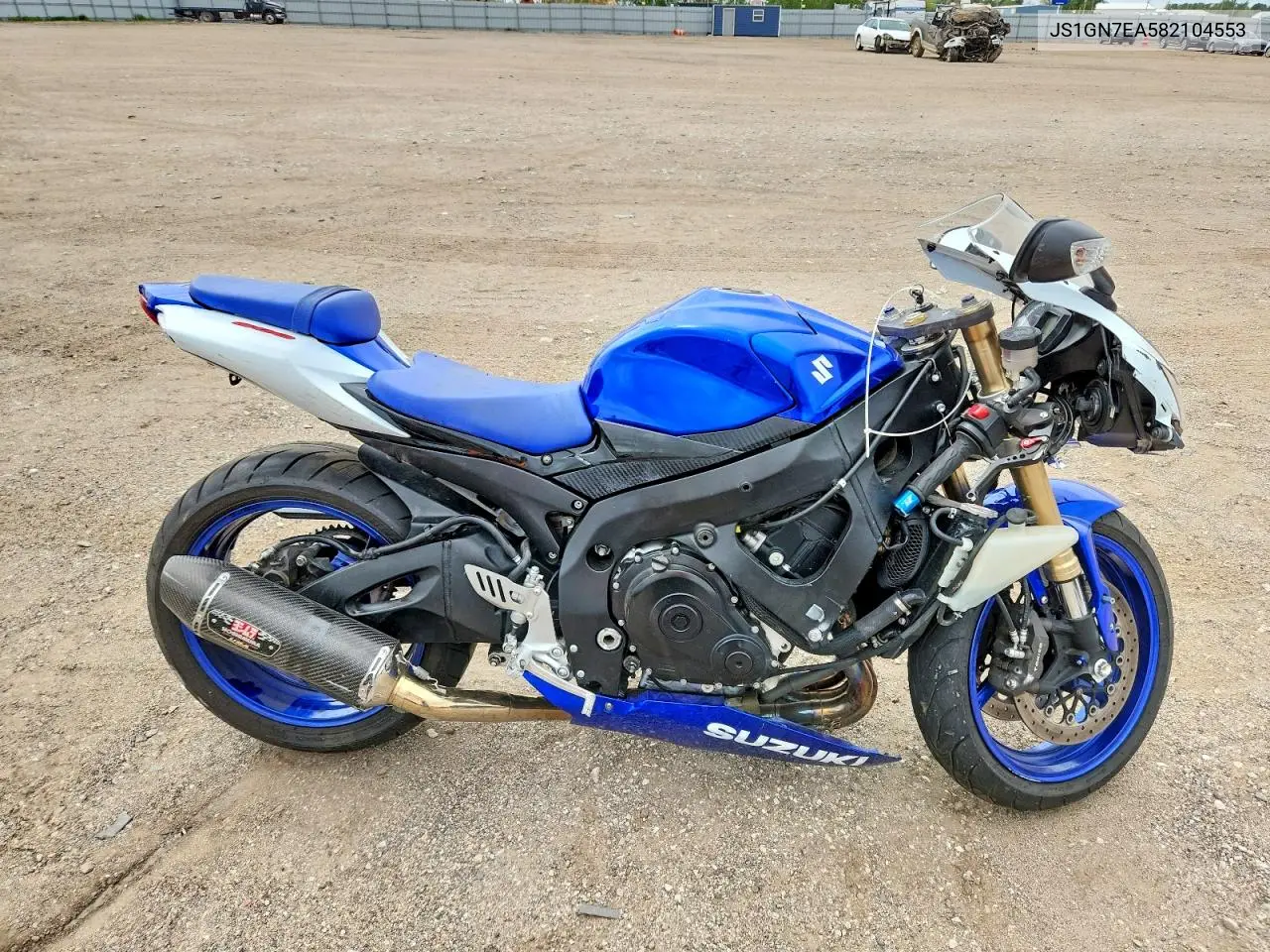 2008 Suzuki Gsx-R600 VIN: JS1GN7EA582104553 Lot: 53002606