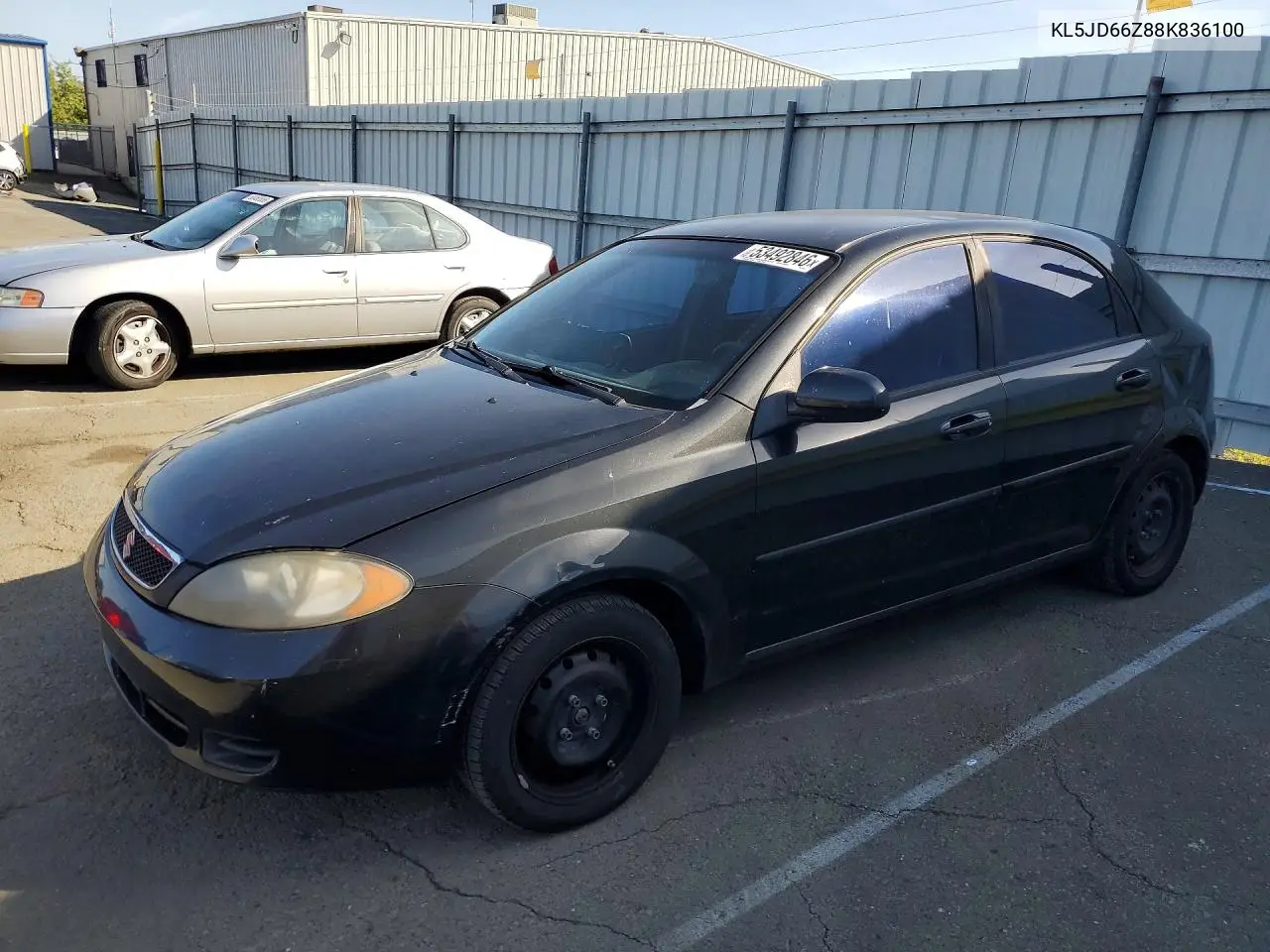 2008 Suzuki Reno Base VIN: KL5JD66Z88K836100 Lot: 53492846