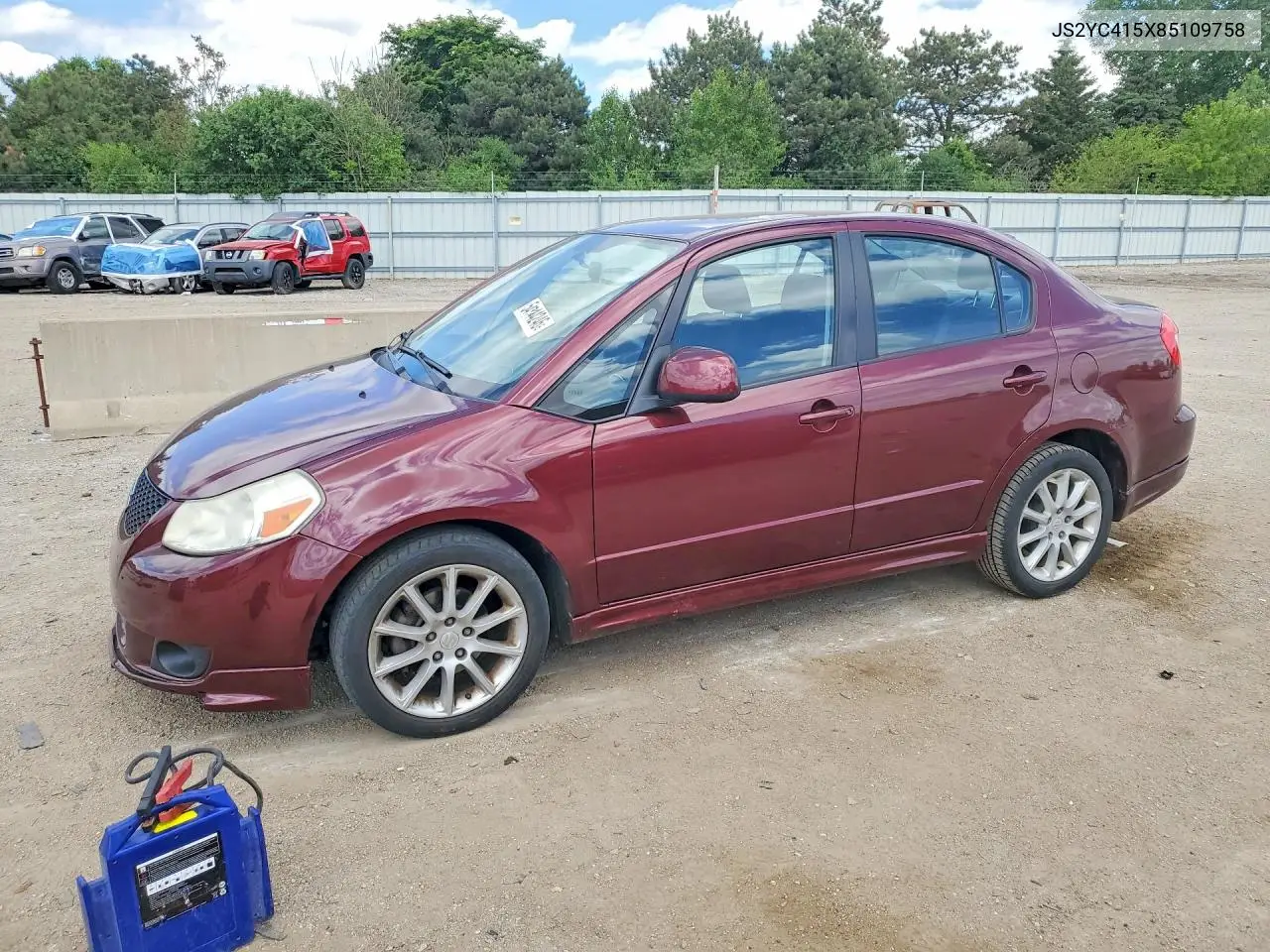 2008 Suzuki Sx4 Convenience VIN: JS2YC415X85109758 Lot: 54144246