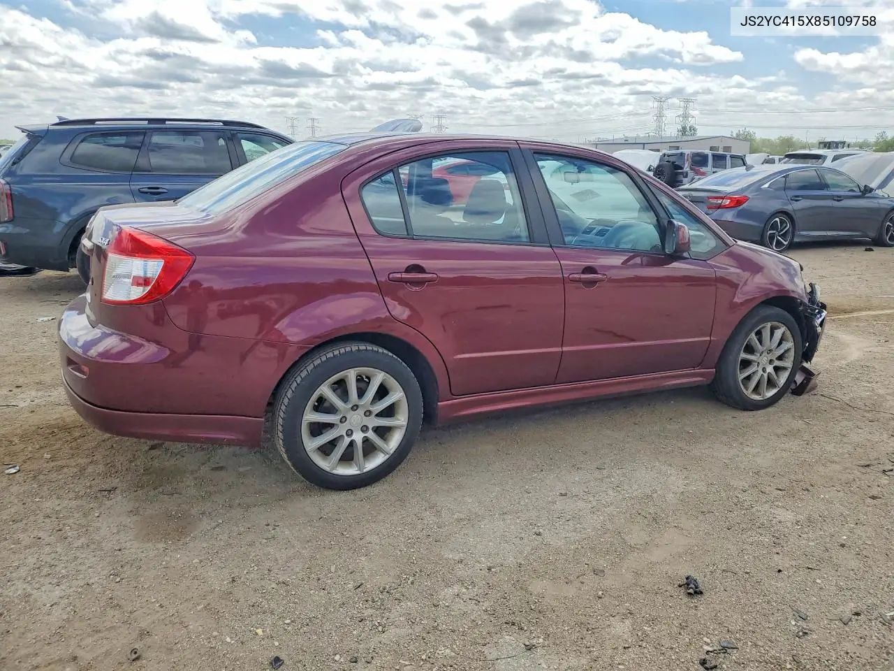 2008 Suzuki Sx4 Convenience VIN: JS2YC415X85109758 Lot: 54144246