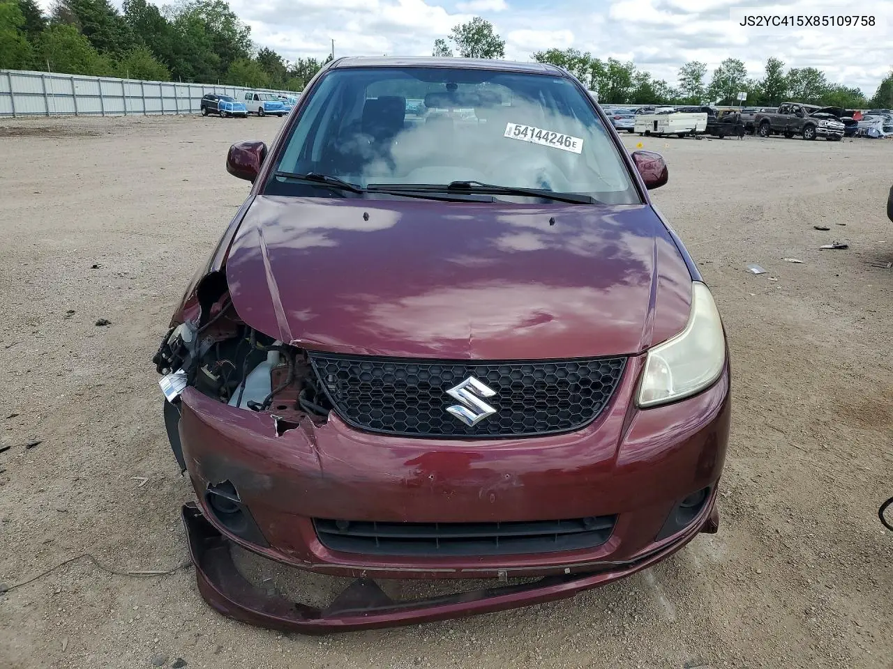 2008 Suzuki Sx4 Convenience VIN: JS2YC415X85109758 Lot: 54144246