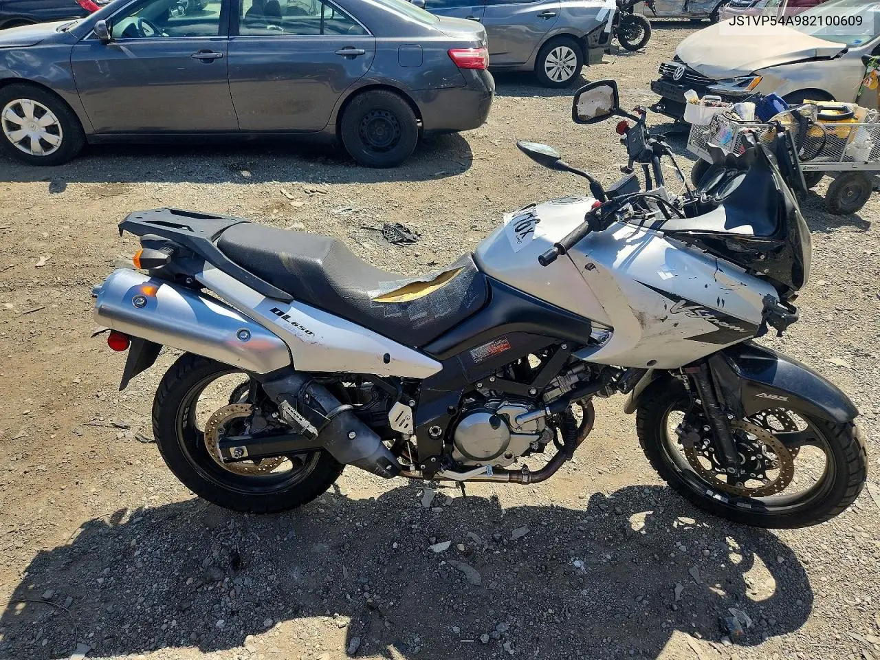 2008 Suzuki Dl650 VIN: JS1VP54A982100609 Lot: 58303716