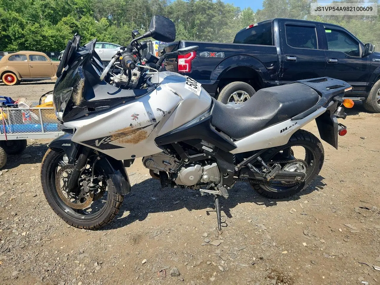2008 Suzuki Dl650 VIN: JS1VP54A982100609 Lot: 58303716